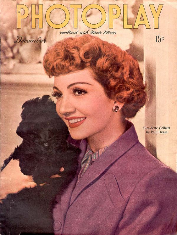 PHOTOPLAY magazine side cover Issue 415 December 1945