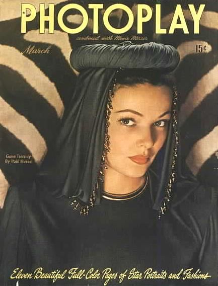 PHOTOPLAY magazine side cover Issue 418 March 1946
