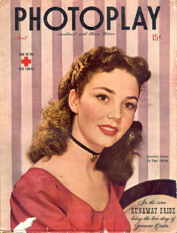 PHOTOPLAY magazine side cover Issue 419 April 1946