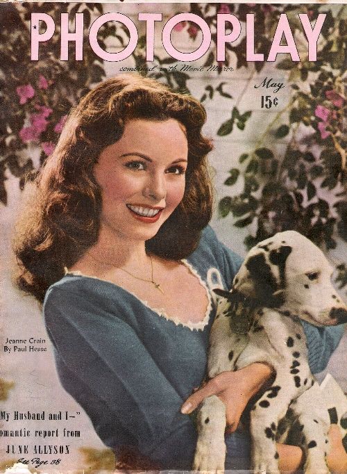 PHOTOPLAY magazine side cover Issue 420 May 1946