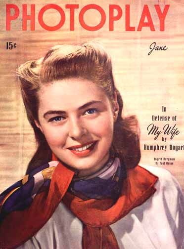 PHOTOPLAY magazine side cover Issue 421 June 1946