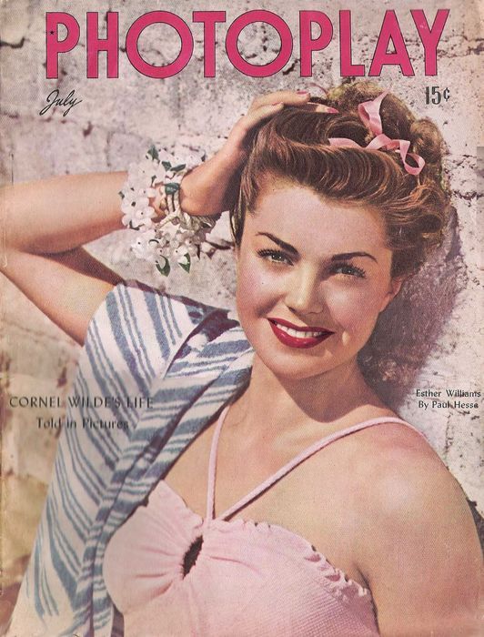PHOTOPLAY magazine side cover Issue 422 July 1946