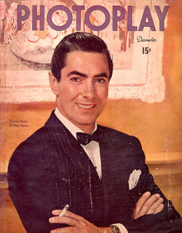 PHOTOPLAY magazine side cover Issue 427 December 1946