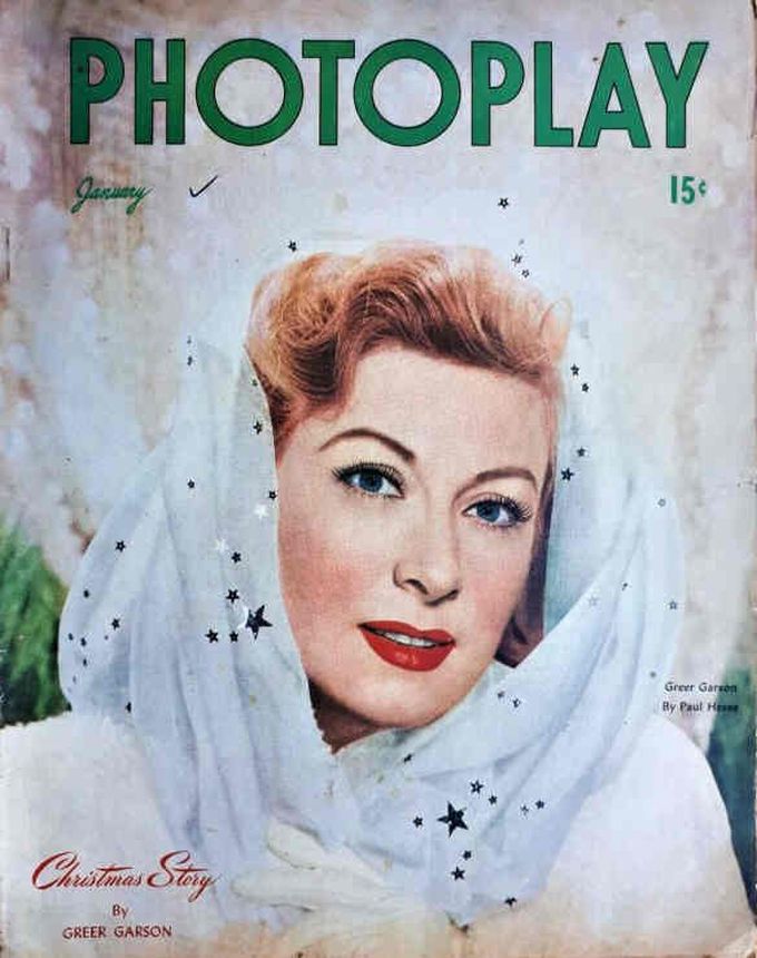 PHOTOPLAY magazine side cover Issue 428 January 1947