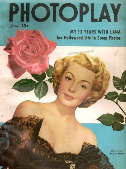 PHOTOPLAY magazine side cover Issue 445 June 1948