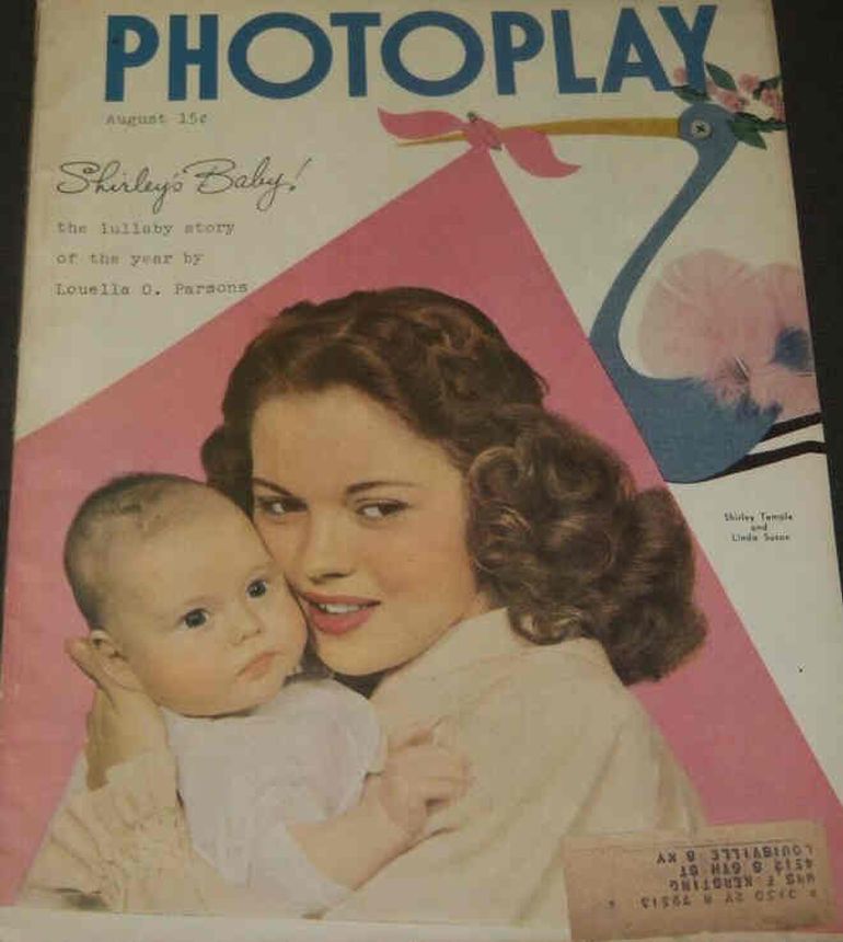 PHOTOPLAY magazine side cover Issue 447 August 1948