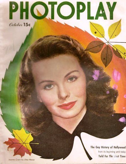 PHOTOPLAY magazine side cover Issue 449 October 1948