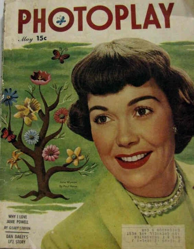 PHOTOPLAY magazine side cover Issue 456 May 1949