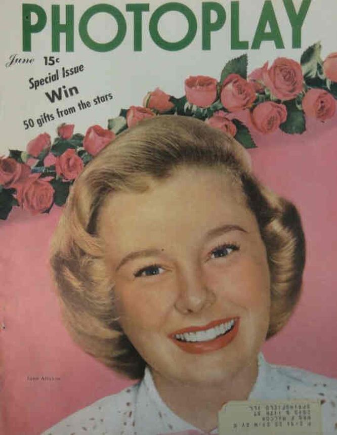 PHOTOPLAY magazine side cover Issue 457 June 1949
