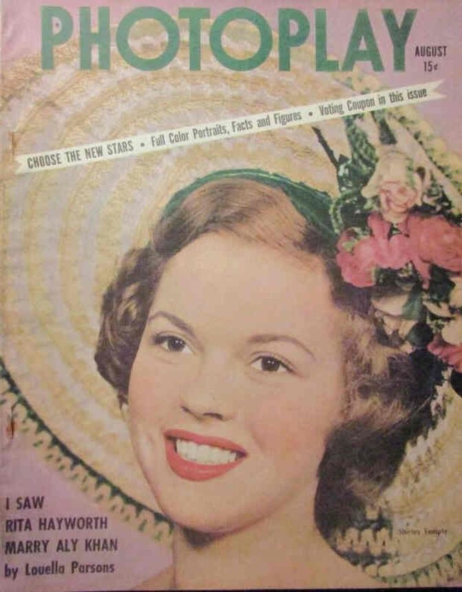 PHOTOPLAY magazine side cover Issue 459 August 1949
