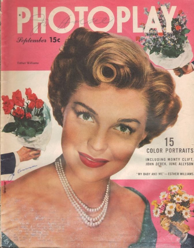 PHOTOPLAY magazine side cover Issue 460 September 1949