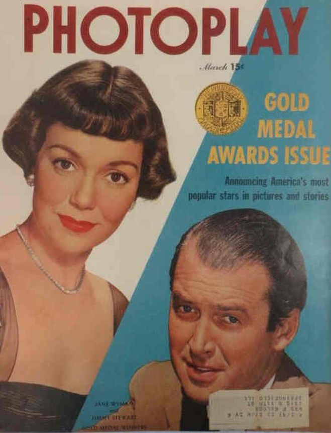 PHOTOPLAY magazine side cover Issue 466 March 1950