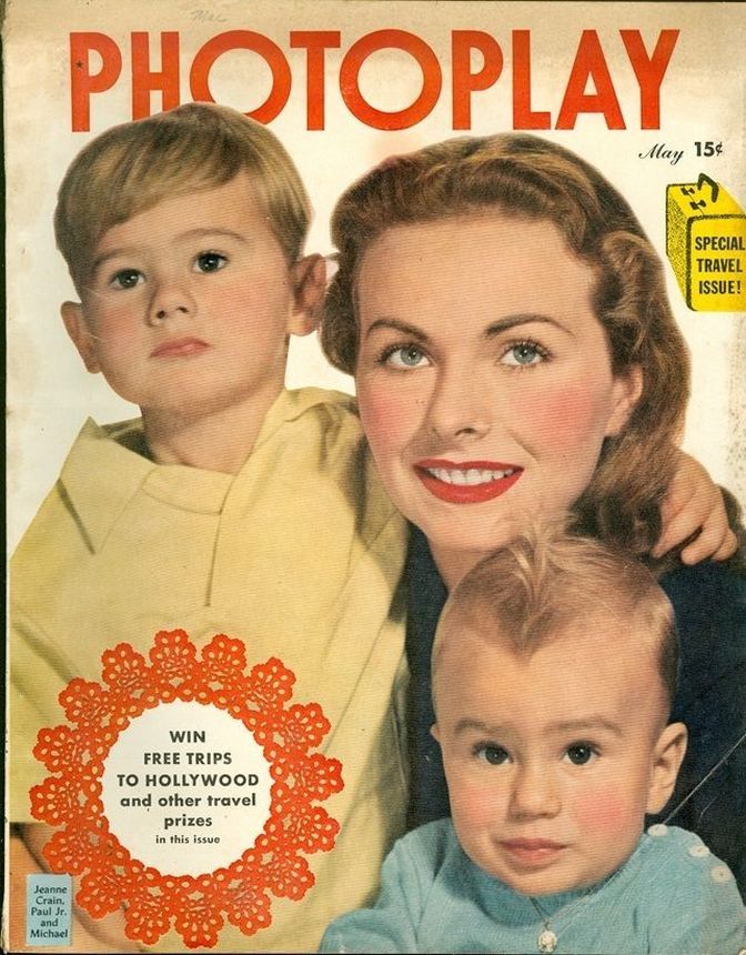 PHOTOPLAY magazine side cover Issue 468 May 1950