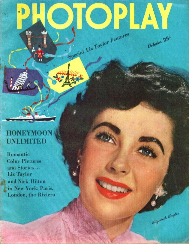PHOTOPLAY magazine side cover Issue 473 October 1950