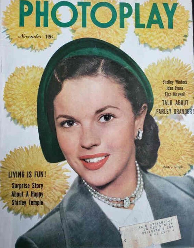 PHOTOPLAY magazine side cover Issue 474 November 1950