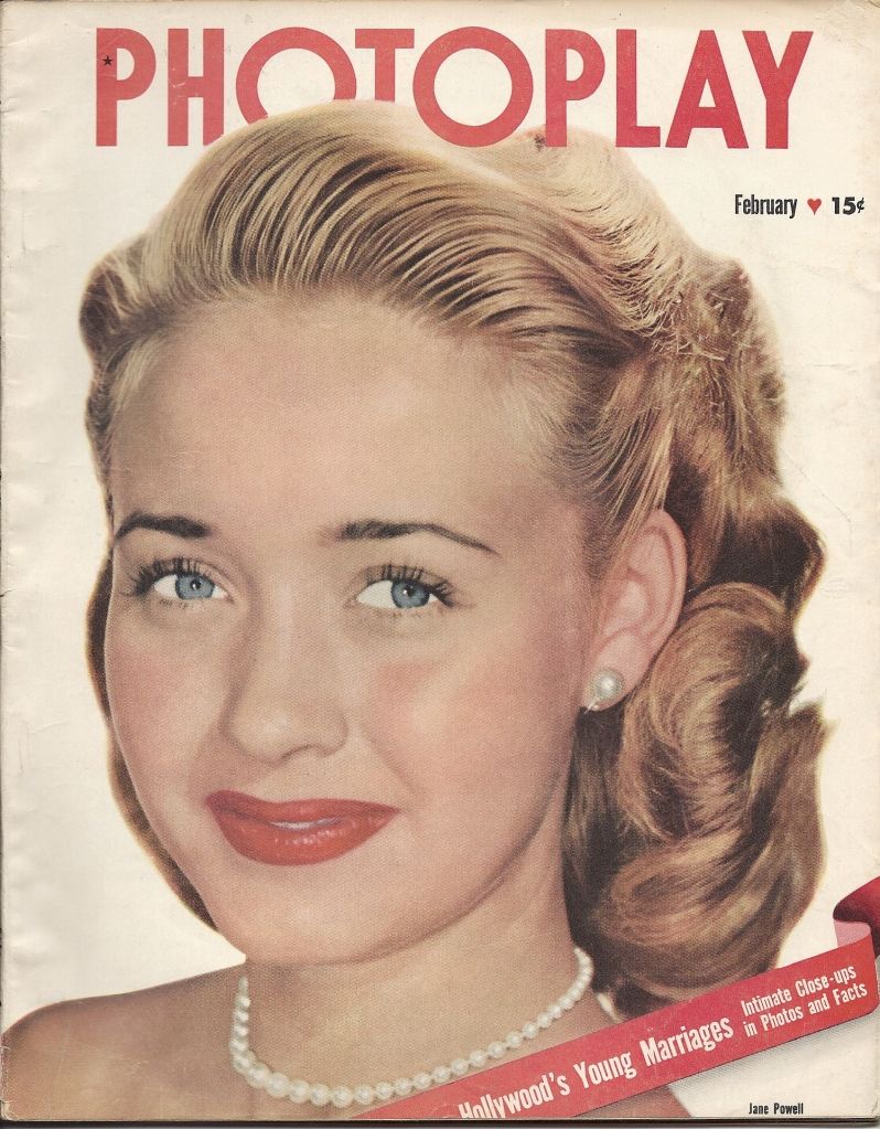 PHOTOPLAY magazine side cover Issue 477 February 1951