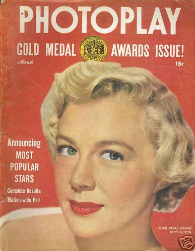 PHOTOPLAY magazine side cover Issue 478 March 1951