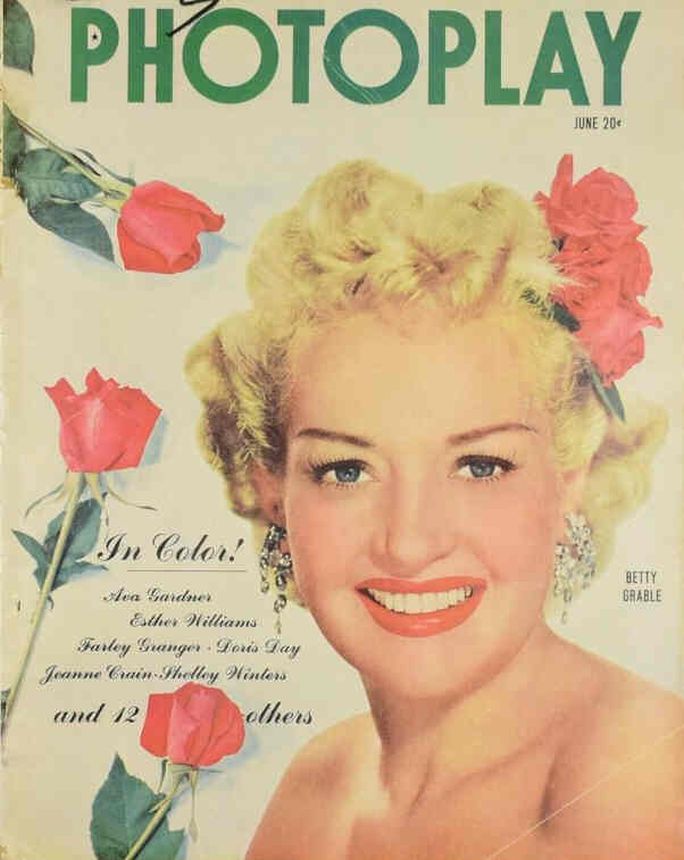 PHOTOPLAY magazine side cover Issue 481 June 1951