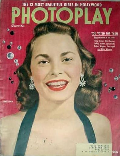 PHOTOPLAY magazine side cover Issue 487 December 1951