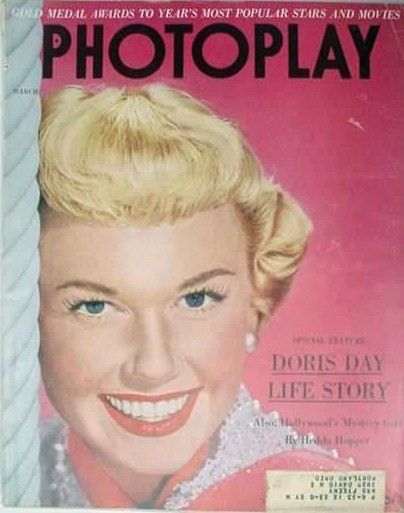 PHOTOPLAY magazine side cover Issue 490 March 1952