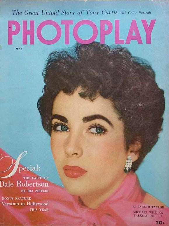PHOTOPLAY magazine side cover Issue 492 May 1952
