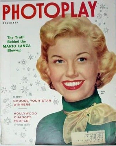 PHOTOPLAY magazine side cover Issue 499 December 1952