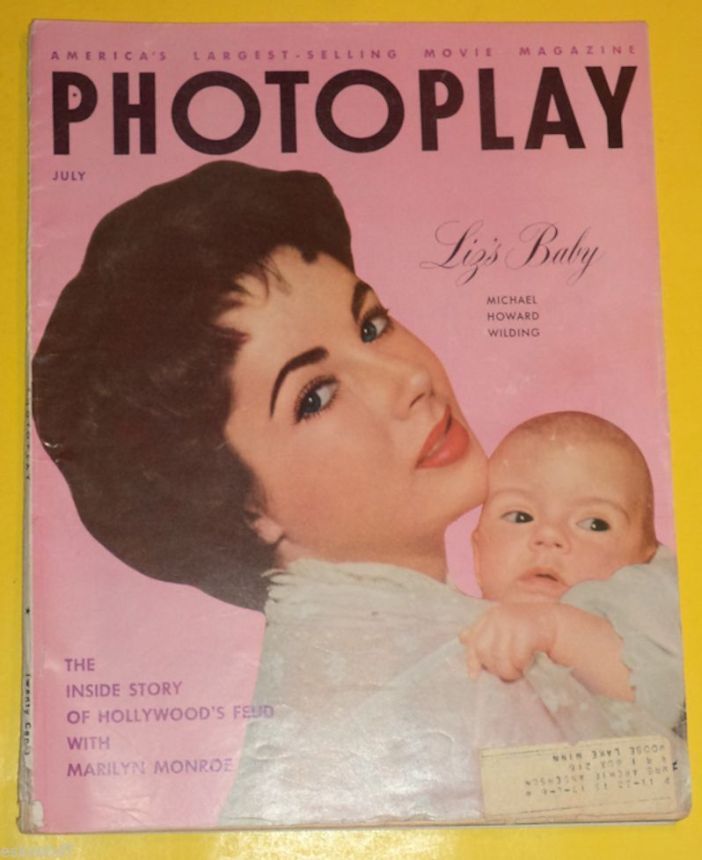 PHOTOPLAY magazine side cover Issue 506 July 1953