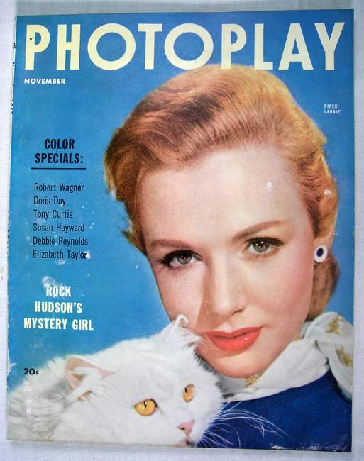 PHOTOPLAY magazine side cover Issue 510 November 1953