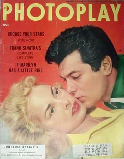 PHOTOPLAY magazine side cover Issue 521 October 1954