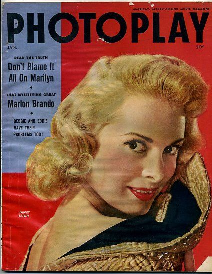 PHOTOPLAY magazine side cover Issue 524 January 1955