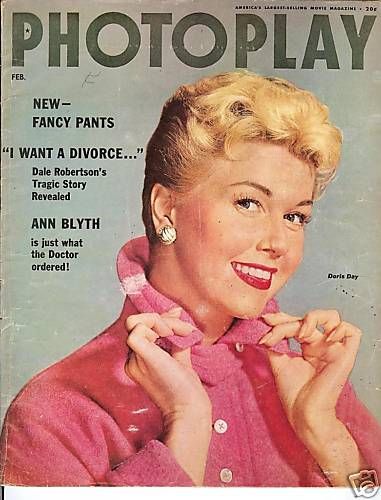 PHOTOPLAY magazine side cover Issue 525 February 1955