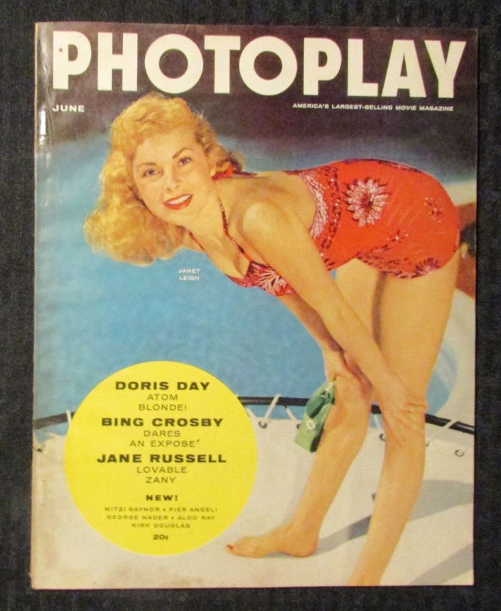 PHOTOPLAY magazine side cover Issue 529 June 1955