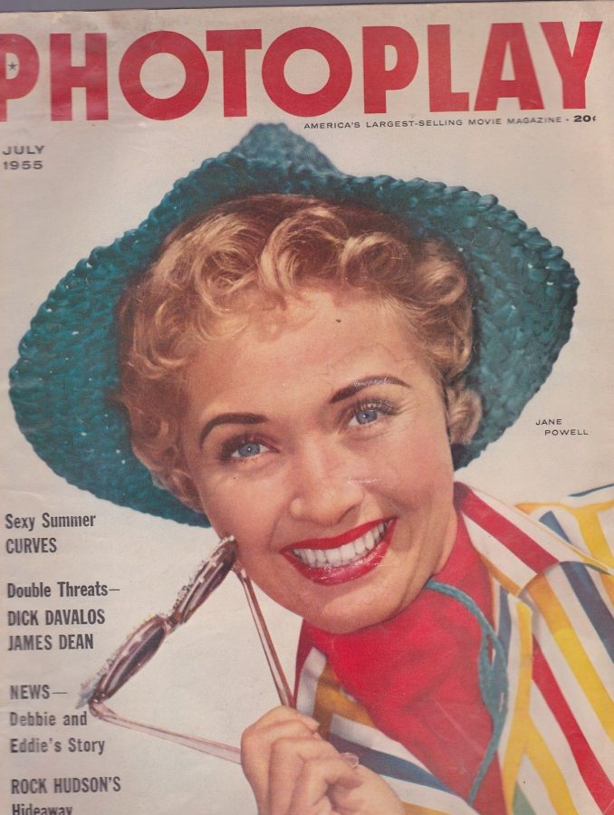 PHOTOPLAY magazine side cover Issue 530 July 1955