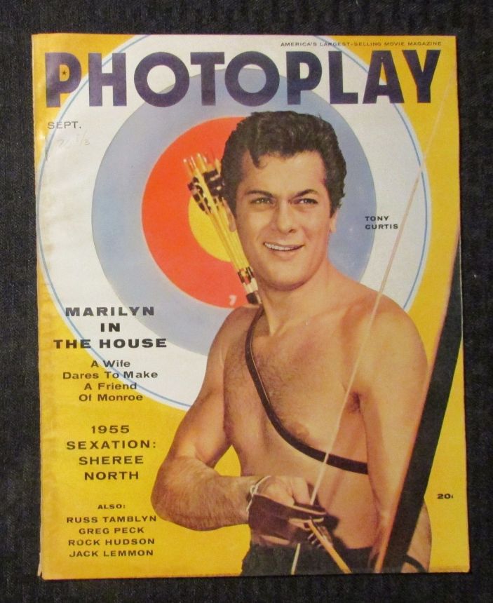 PHOTOPLAY magazine side cover Issue 532 September 1955