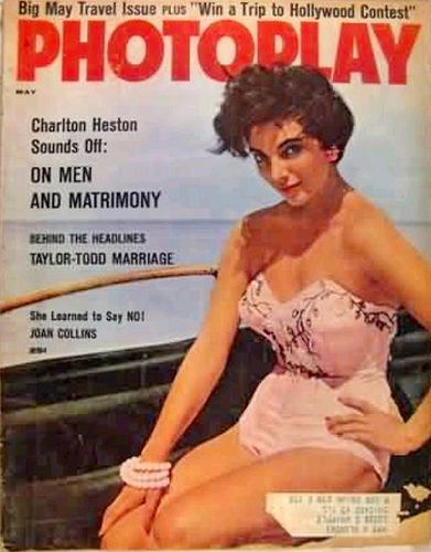 PHOTOPLAY magazine side cover Issue 552 May 1957