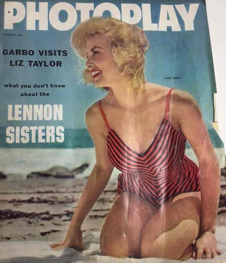 PHOTOPLAY magazine side cover Issue 567 August 1958