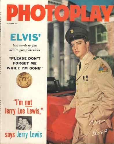PHOTOPLAY magazine side cover Issue 569 October 1958