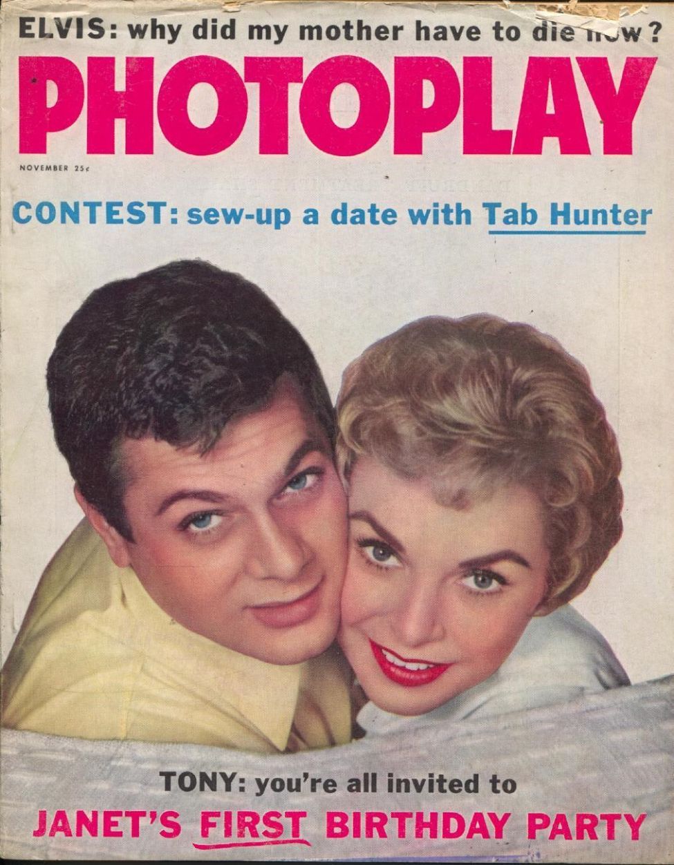 PHOTOPLAY magazine side cover Issue 570 November 1958