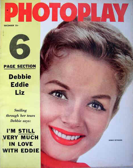 PHOTOPLAY magazine side cover Issue 571 December 1958