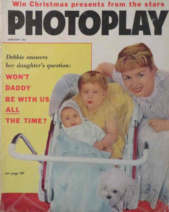 PHOTOPLAY magazine side cover Issue 572 January 1959