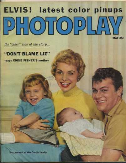 PHOTOPLAY magazine side cover Issue 576 May 1959