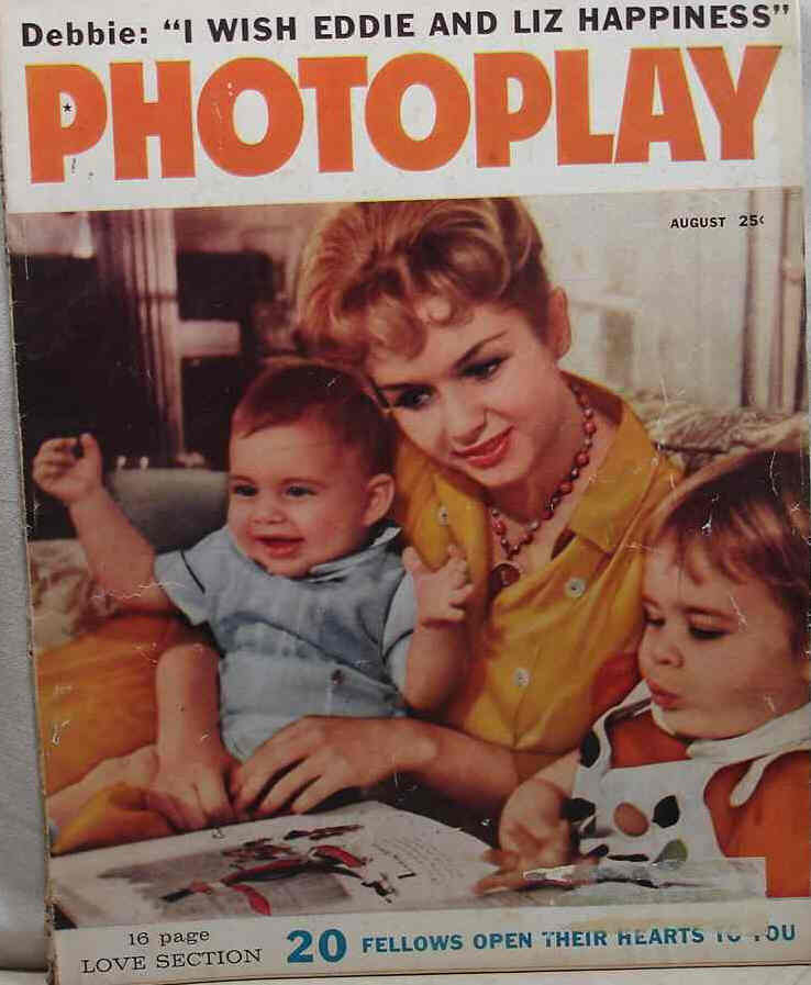 PHOTOPLAY magazine side cover Issue 579 August 1959