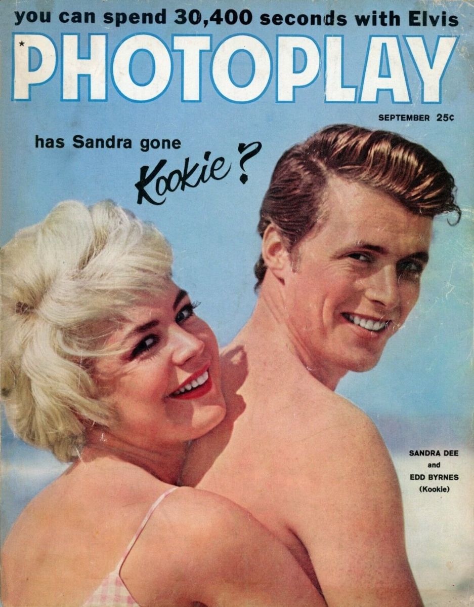 PHOTOPLAY magazine side cover Issue 580  Vol 56 # 3 September 1959