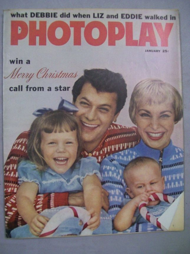 PHOTOPLAY magazine side cover Issue 584 January 1960