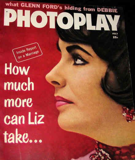 PHOTOPLAY magazine side cover Issue 590 July 1960