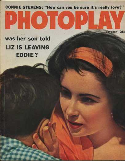 PHOTOPLAY magazine side cover Issue 593 October 1960