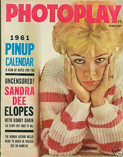 PHOTOPLAY magazine side cover Issue 597 February 1961