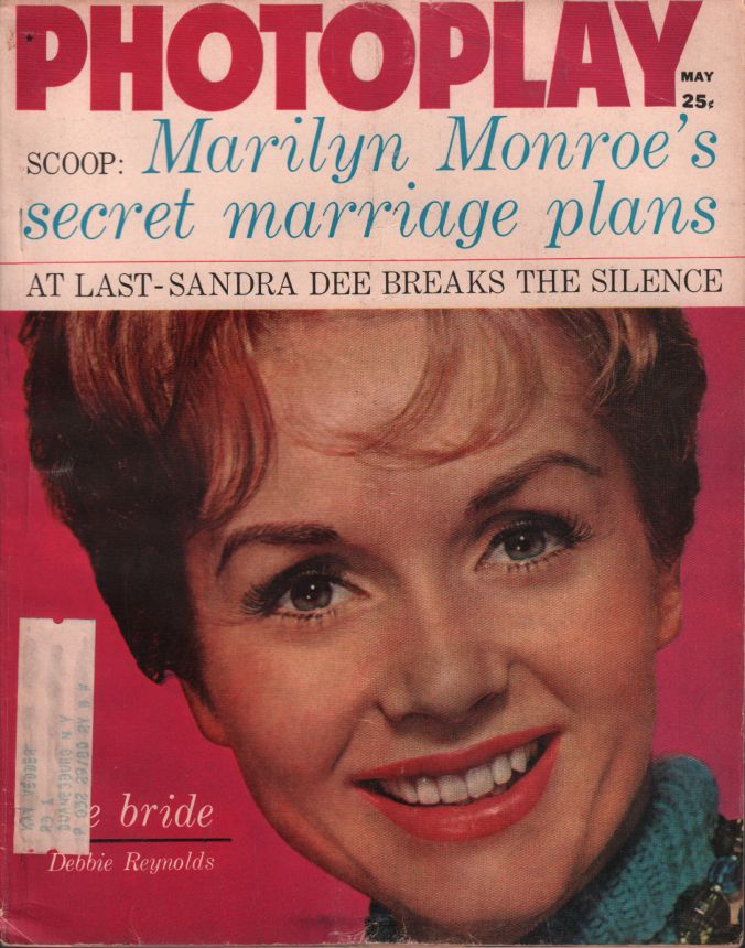 PHOTOPLAY magazine side cover Issue 600 May 1961
