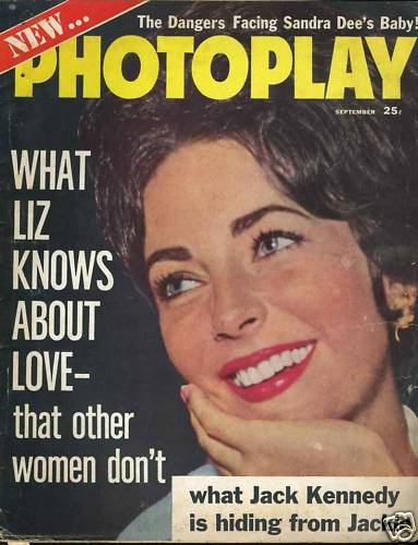 PHOTOPLAY magazine side cover Issue 604 September 1961
