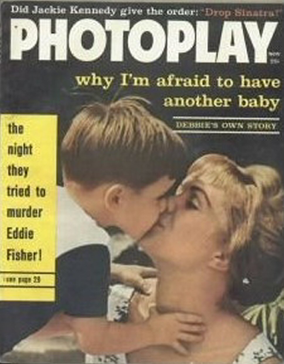 PHOTOPLAY magazine side cover Issue 606 November 1961